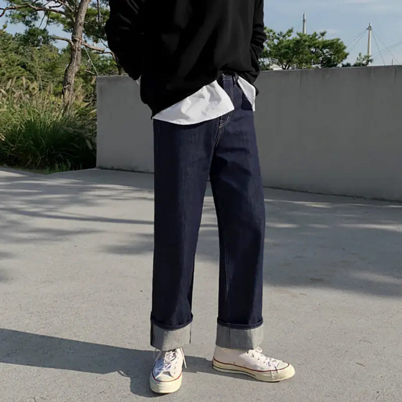 Casual Comfort Men’s Straight Jeans