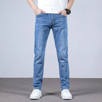 Men's Sleek Straight Stretch Jeans