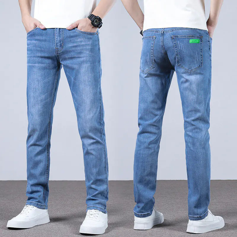 Men's Sleek Straight Stretch Jeans