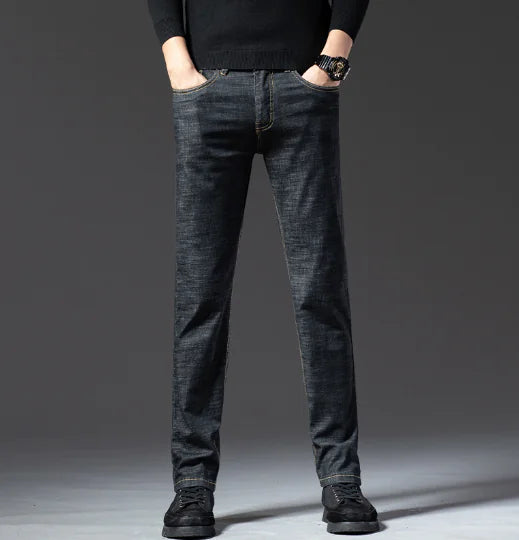 Men's Sleek Straight Stretch Jeans
