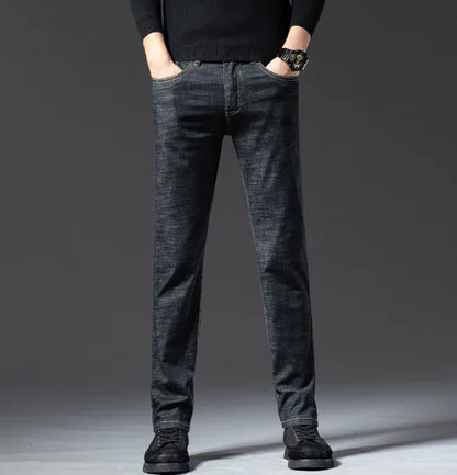 Men's Sleek Straight Stretch Jeans