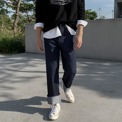 Casual Comfort Men’s Straight Jeans