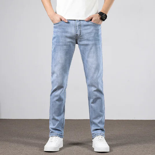Men's Sleek Straight Stretch Jeans