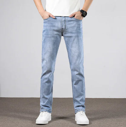Men's Sleek Straight Stretch Jeans