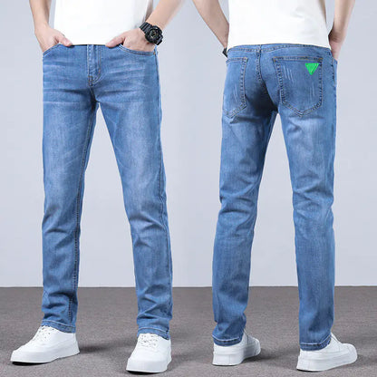 Men's Sleek Straight Stretch Jeans