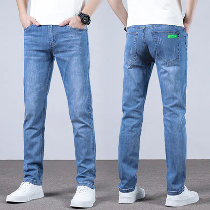 Men's Sleek Straight Stretch Jeans